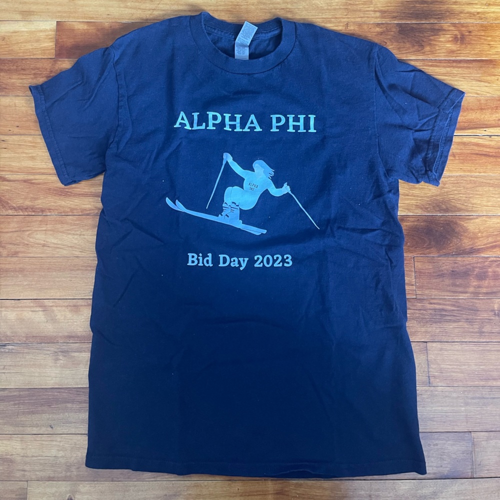 Navy Alpha Phi (APHI) Bid Day T-Shirt